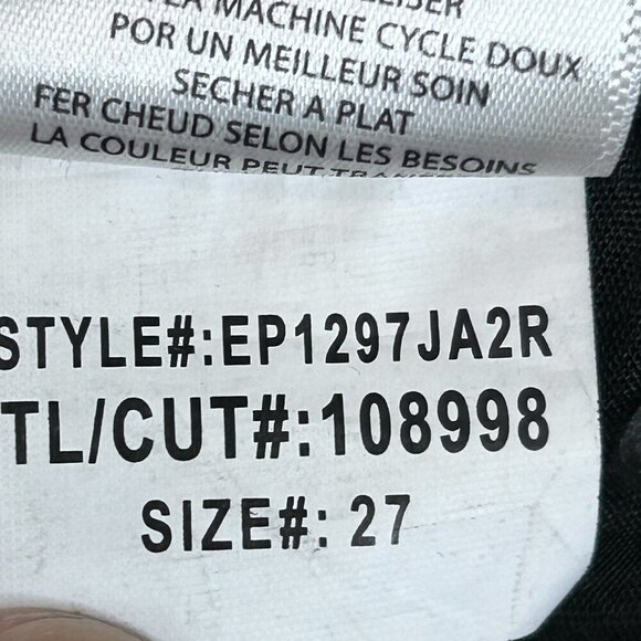 STS Blue Women’s Alice Ankle Skinny Black Jeans Size 27 Cotton Button Fly - Picture 8 of 11